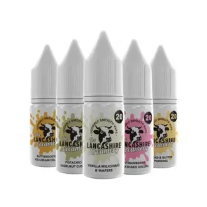 THE LANCASHIRE CREAMERY 10ML NIC SALTS
